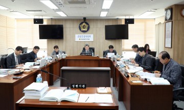 세종시의회 산업건설위원회, 2020년도 예산안 등 심사