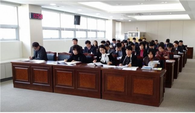 충남교육청, 본청 전입직원 교육 실시