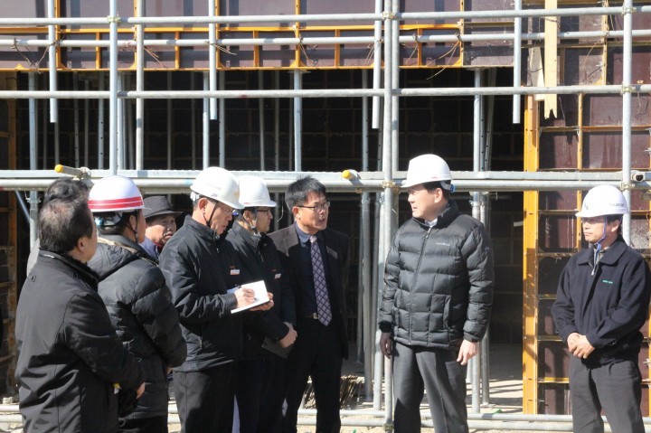 성주군, 설맞이 대형공사장 안전사고예방 활동 전개