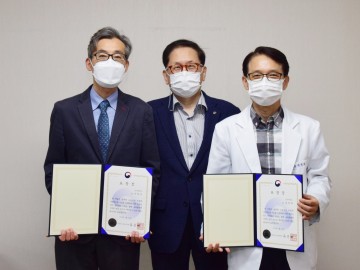 을지대, 정경태·이성규 교수 정부포상 표창