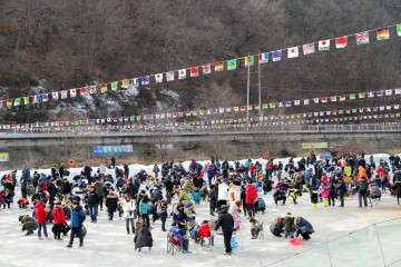 안동암산얼음축제 폐막