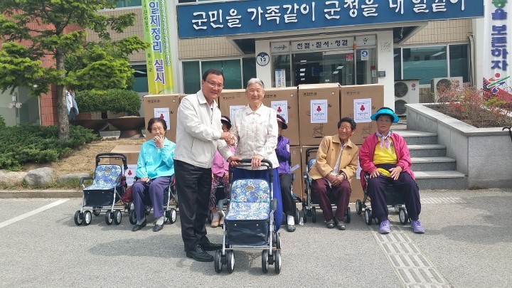울진군 북면, 익명의 기부금이「사랑의 실버카」로 탄생