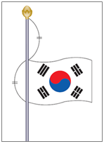 현충일 맞아 나라사랑 태극기 달기 운동 전개