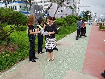 오송 여성의용소방대 아이도 시민운동 홍보 캠페인