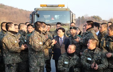 권선택 대전시장, 설 명절 맞아 군부대 격려!