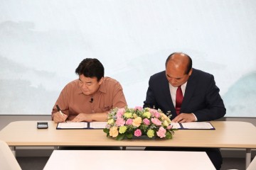 백종원 대표의 ㈜더본코리아와 상주시,...상생발전 양해각서(MOU) 체결