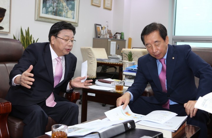 권선택 대전시장, 지역현안사업 국비확보 위해 국회 방문