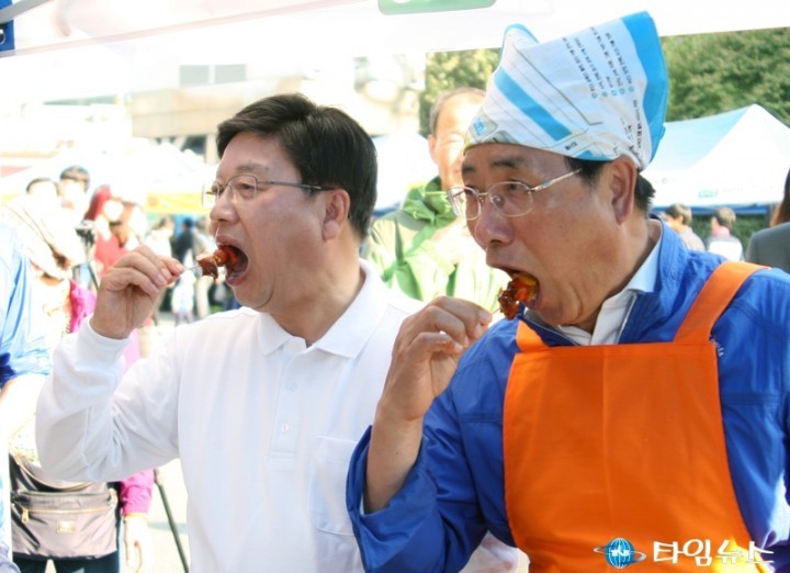 권선택 대전시장·한현택 동구청장, 맛있는 요리는 함께!
