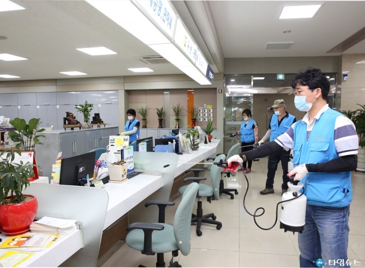  메르스 서구청,확산 방지 방역작업 실시