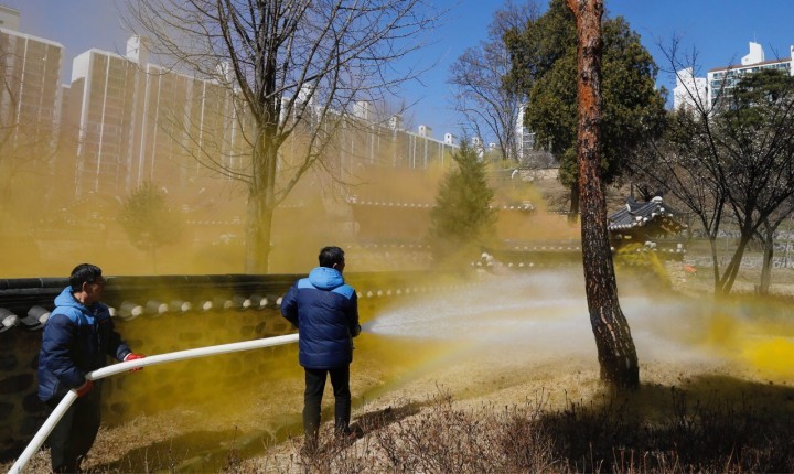 대전 대덕구, 회덕 동춘당에서 화재대응 합동소방훈련 실시