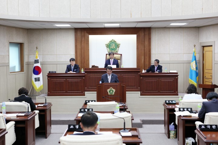예천군의회, 제201회 임시회 개회