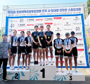 안동시청 롤러경기단, ‘제35회 문체부장관배 전국 시·도대항 인라인 스피드대회’ 값진 성과 거둬