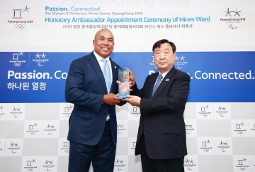 미식 축구 영웅 ‘하인스 워드’, 2018 평창대회 홍보대사 위촉
