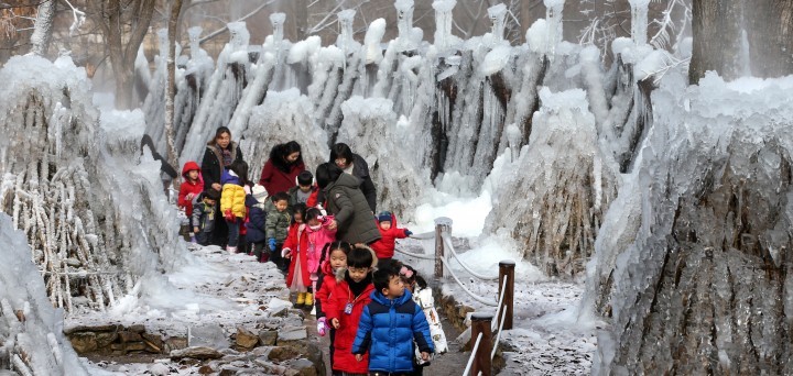 대전 동구, 상소동산림욕장 얼음동산으로 초대합니다!