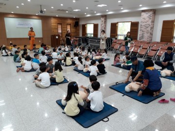 달성군시설관리공단 비슬산자연휴양림,  민·관 합동 소방 훈련 실시