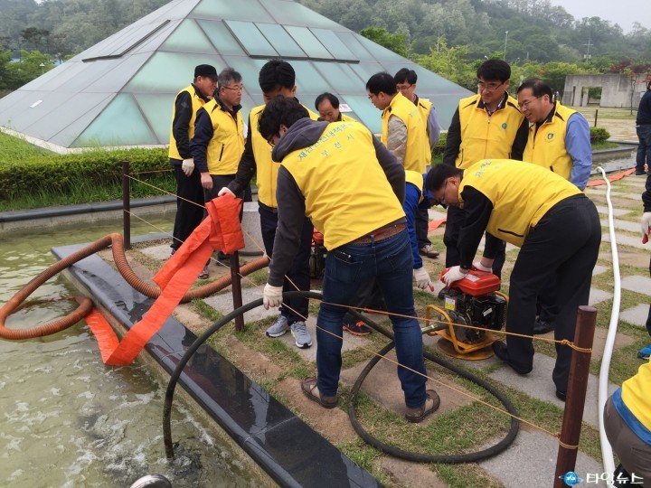 소사구, 2015년 여름철 자연재난 대비 방재훈련 