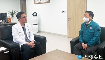 서철모 서구청장, 환자와 병원을 지키는 의료진 격려