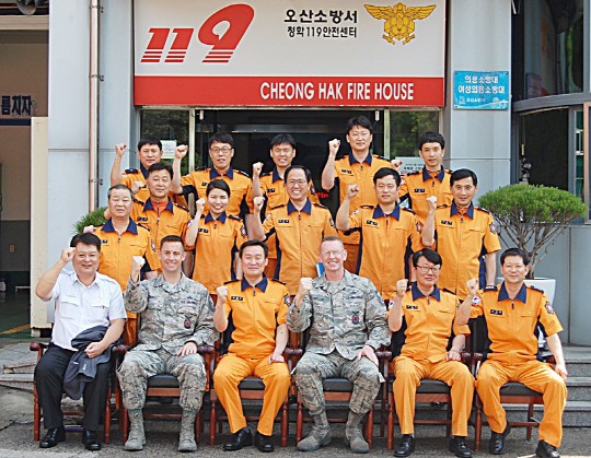 오산소방서-오산에어베이스 간담회 실시