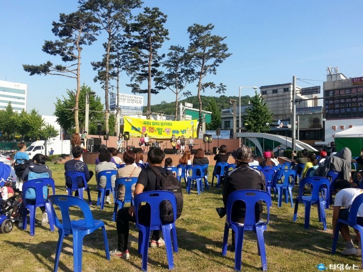 부천역 남부 야외무대에서 문화공연