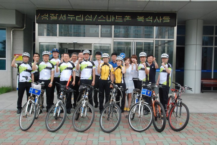 화성동부서, 자전거 순찰대 착복식 개최