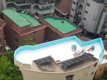 서울 도봉구, 옥상을 시원하게 쿨루프(Cool Roof)공사로 실내온도 1℃ 하강