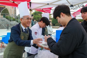 “총장이 쏜다에서 학생이 만든다로”…목원대, 참여형 간식 나눔 선보여