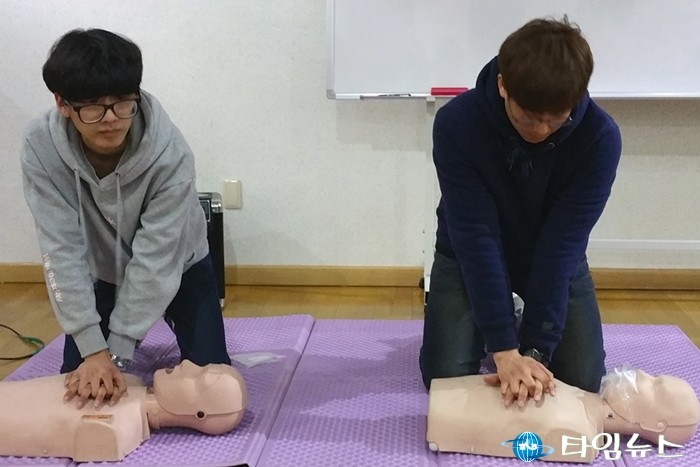 안산대학교, 신학기 맞아 학생 심폐소생술 교육 