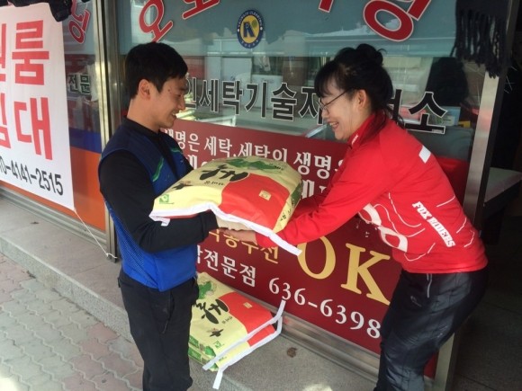 영주시 착한가격 준수 업체에 물품전달 