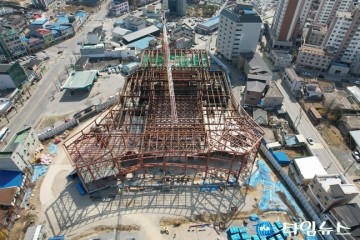 제천예술의전당, 연면적 9998㎡ 윤곽드러나···2024년 개관 목표 “순항”