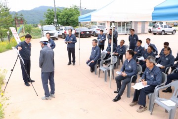 윤경희 청송군수, 수해복구사업 현장점검