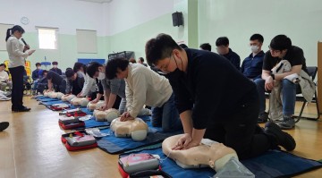 무지개복지공장, 장애인 근로자 대상 심폐소생술 교육 실시