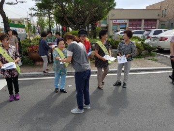 오송읍 생활개선회, 아이도 시민운동 홍보 캠페인