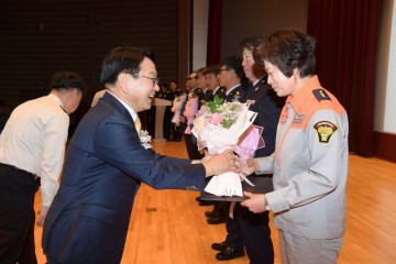 광주시, ‘의용소방대의 날’ 기념식 개최…600여 명 참석 