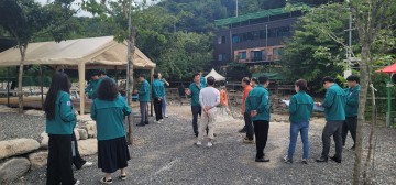 군위군, 동산계곡 합동단속 T/F팀 대책회의 및  현장 점검
