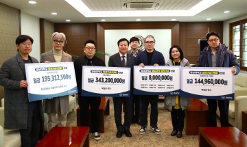 박승모 작가 등 8인, 충남대에 예술작품 및 발전기금 기부