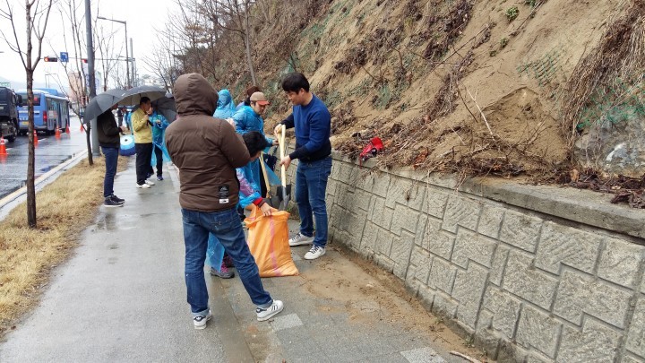 대전 동구, 민관 합동 해빙기 절개지 붕괴 대비 훈련 실시