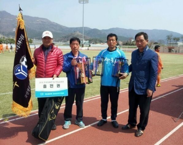 산청 50대 축구팀, 경상남도 축구연합회장기 우승