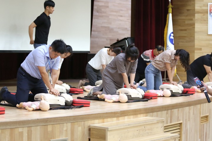 세종시교육청, 심폐소생술 집합교육 실시