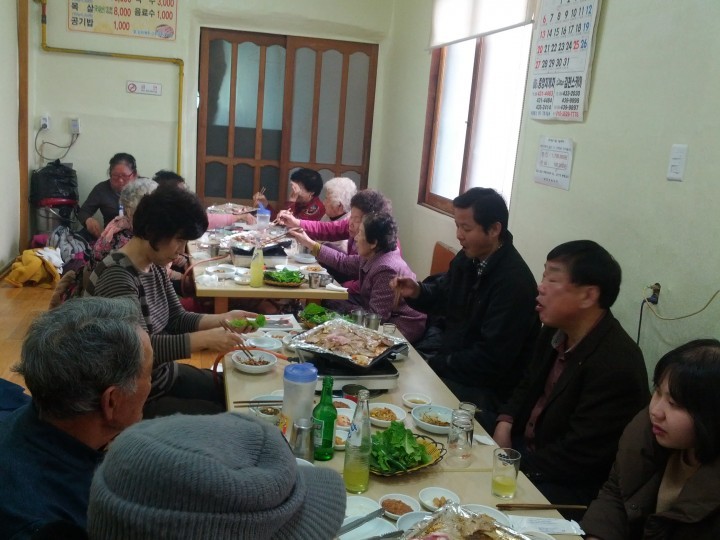 봉산면“노인사회활동 지원사업 마무리 간담회”개최