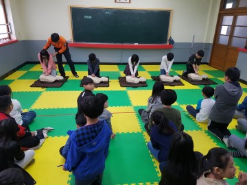 광주소방학교, 안전체험교육 27개 학교 방문