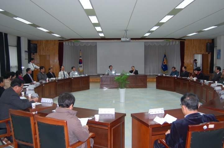 “보은경찰” 경찰발전위원회에 치안설명회