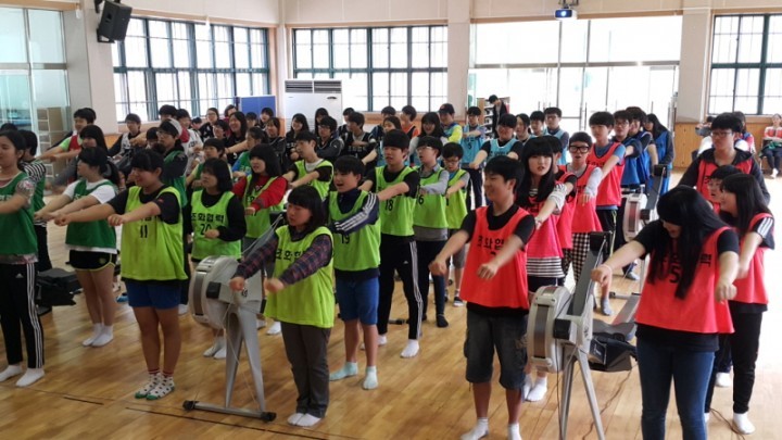 연천군시설관리공단 “ 학교 체육! 금빛물결 청소년 리더십 교육 ”실시
