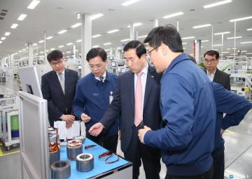 조길형 충주시장 현대모비스(주) 충주공장 방문