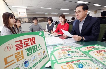박희조 동구청장, 글로벌 드림캠퍼스 건립에 박차…내년 상반기 개관 목표