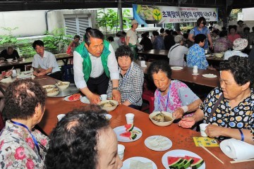 금정구 새마을부녀회, 사랑의 삼계탕 대접행사