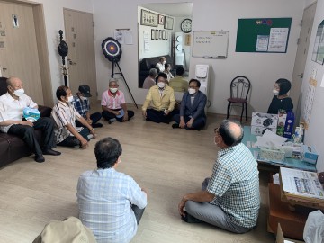 이창재 부시장! 코로나19 방역 ․ 폭염대비 경로당 방문