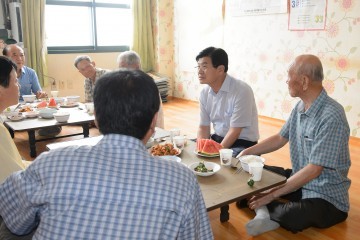 이춘희 세종시장, 폭염 속 취약지역 방문