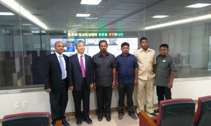 원주 도시정보센터, 스리랑카 모라투와 시 방문 