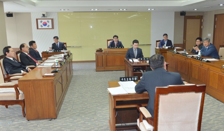 충남도의회 안건해소위, 건설교통국 및 해양수산국 결산·원안가결