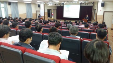 충남교육청, 학교장 대상 우레탄 트랙 개보수 설명회 개최